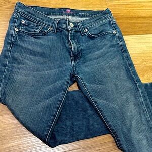 7 For All Mankind Roxanne straight jeans in size 14 Girls